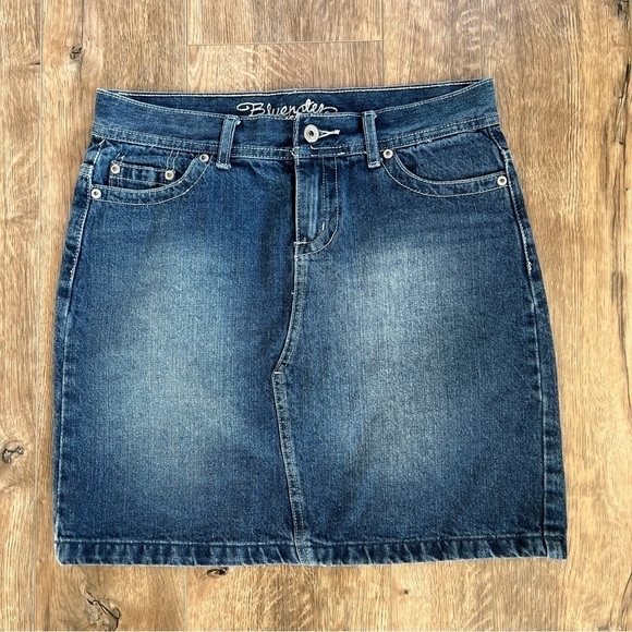Vintage 90s Classic Jean Mini Skirt Size 27 - Picture 4 of 7